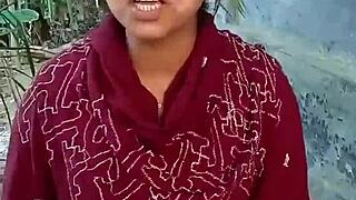 bangladeshi village babe teases with sexy ranch moves