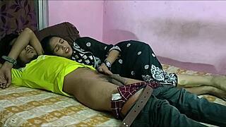 early morning indian bhabhi's juicy pussy creampie passion