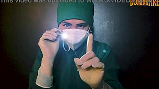 Latex-Clad Femdom Teases with Shiny Gloves Fetish Play