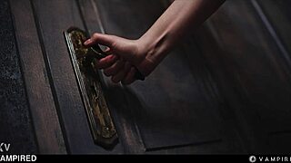 Cute Blonde Slave Submits To Lesbian Vampire Domme!