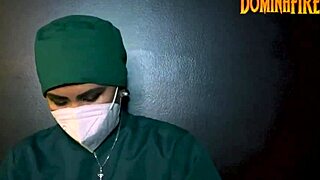 Latex-Clad Femdom Teases with Shiny Gloves Fetish Play