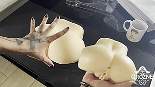 Testing liberty sex doll backstage solo fun!