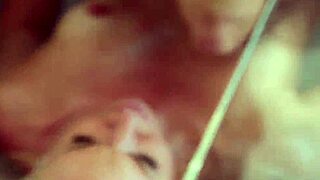 blonde teen mounts massive black monster cock ride