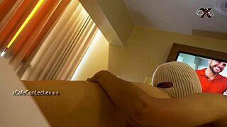 Best friend's big ass bounces wildly doggystyle on hard cock
