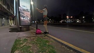 damn, these latina ladyboys deepthroat public with extra saliva service!