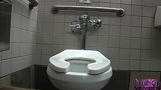 Incredible public flashing by smoking hot redhead Staci outdoors