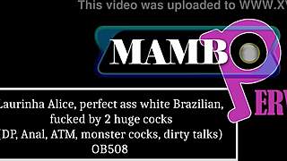 Laurinha alice's perfect ass dp anal atm by monster cocks