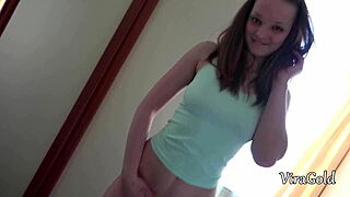 Campus coed's big ass fucked rough close-up style.