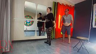 spank ballerina regina noir ass! teacher punishes fuckin mouth pussy in fishnets 😈