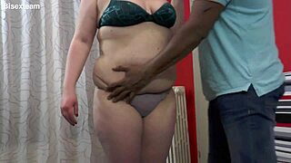 Wow, Inessa's Hot French BBW Pussy Destroyed by Massive Black Cock!