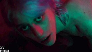 intense footjob threesome latinas lick toes cum swap