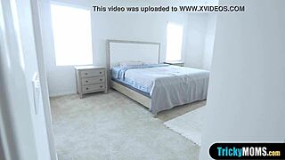 stepmom falls for deviant stepson's toy trick and taboo masturbation