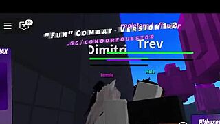 Roblox slut squirts wildly in intense fighting game fuck