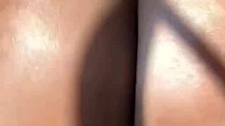 Ebony Slut Flaunts Fat Ass Tease