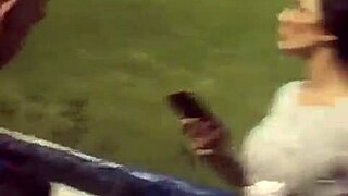 Milf's Sexy Leggings Dance at Stadium