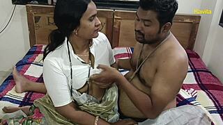 Desi Kavita Fucks Hard in Saree Missionary