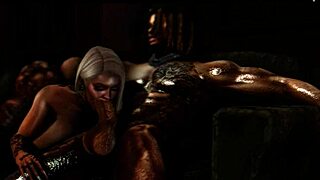 Enola Loves Monster Cock Creampie Outside Hotel