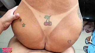 quick homemade fuck with curvy brazilian big ass trans