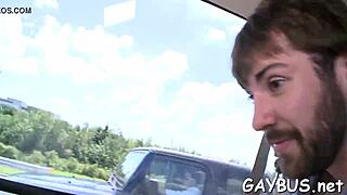 Gay dudes deliver sloppy blowjobs