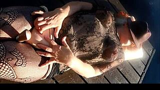 birgit the housewife masturbates to real orgasm with vibrator surprise