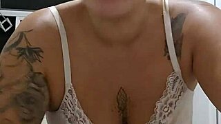 exhibitionist flashes tempting nightgown seductively