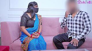 i fucked my fan hard in saree cowgirl style on bed