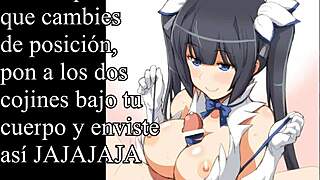 hestia gives steamy joi instructions in español