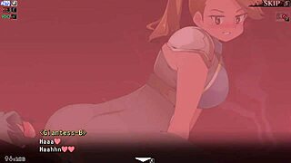 yume's giantess face sits him into defeat! 👅🦵