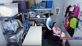 ASIAN SHOP THIEF PUNISHED WITH ROUGH FUCK