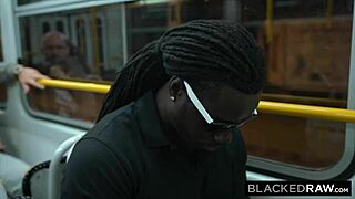 She flirts hard behind boyfriend's back blackedraw interracial ride 😈