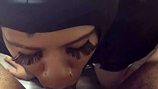 Freaknikniy sucks my big black cock until dry