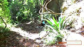 Ebony Roommates' Wild Emotional Lesbian Threesome