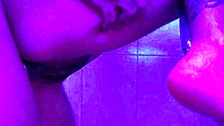 Brazilian babe bath dirty talk face fucking deepthroat wet pussy narrow ass small waist