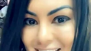 queen bee brunette tanned beauty lingerie anal creampie!