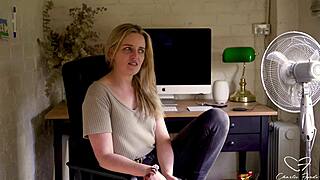 charlie forde teases with poolside interview fuck vibes