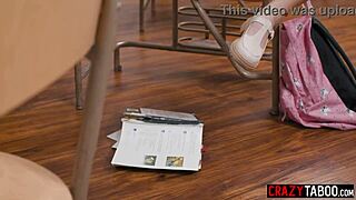 Desperate kimmy kimm begs teacher for petite asian pounding