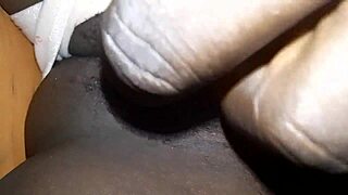 i creampied this tight ebony pussy by accident