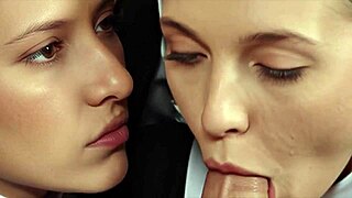 watch two nuns lick this dick close-up