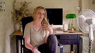 charlie forde teases with poolside interview fuck vibes