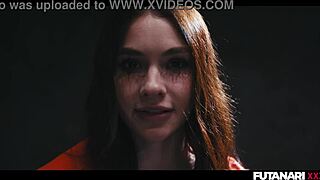 matty mila turns futa shemale after summoning demon in prison