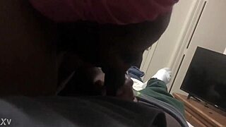 early morning big black cock blowjob cumshot