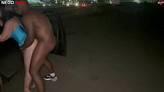 paolla hotwife flashes big cock outdoors cuckold public humiliation