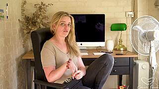 charlie forde teases with poolside interview fuck vibes