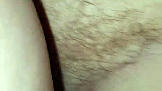 pregnant hairy cougar begs for deep creampie breeding