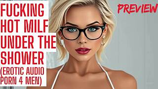 hey hot milf ready to fuck you hard in the shower