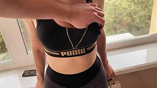 russian amateur fucks lover while chatting husband! 😈📱🍆