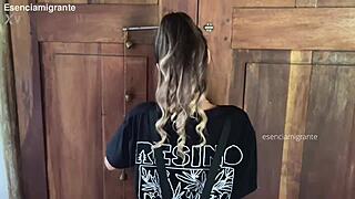 babysitter's juicy shaved pussy needs your help now