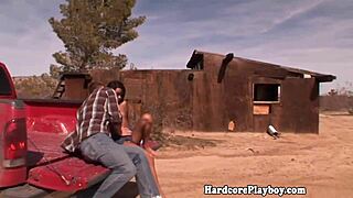 Glamour Babe Sucks Cock Outdoors in Sunlit Fuck