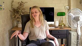 charlie forde teases with poolside interview fuck vibes