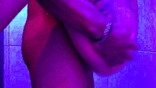 Brazilian babe bath dirty talk face fucking deepthroat wet pussy narrow ass small waist